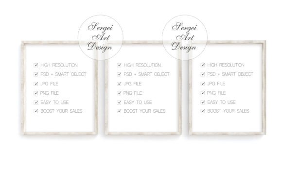 Download 8x10 Set of 3 Frame Mockup, PSD, PNG,JPG - Premium Resources
