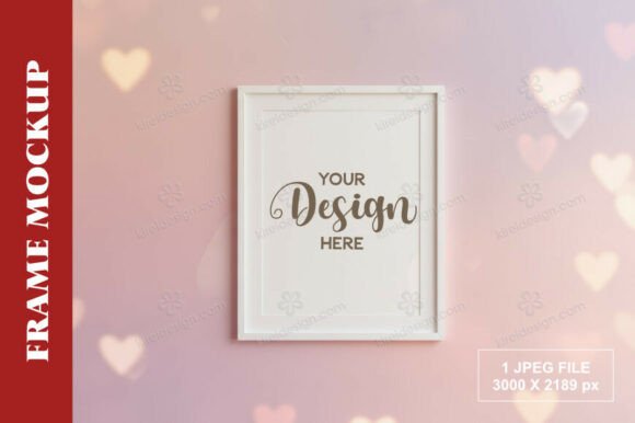 Download Valentine’s Day Wall Art Mockup 3 - Art mockup Collection